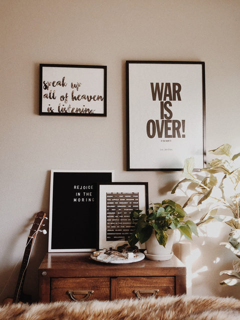 Einrichten einer Wandgalerie: Inspiration und Tipps