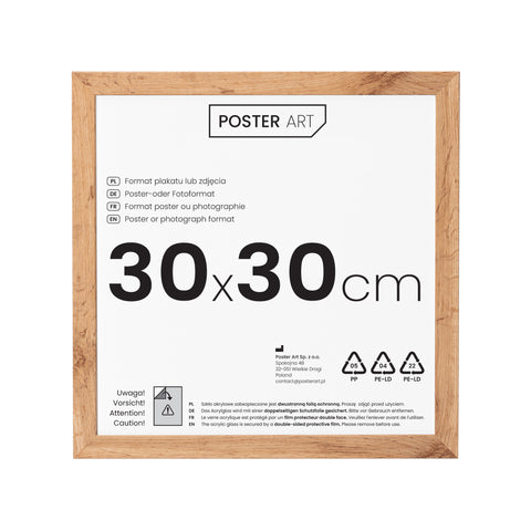 Bilderrahmen Eiche Wotan 30x30 cm