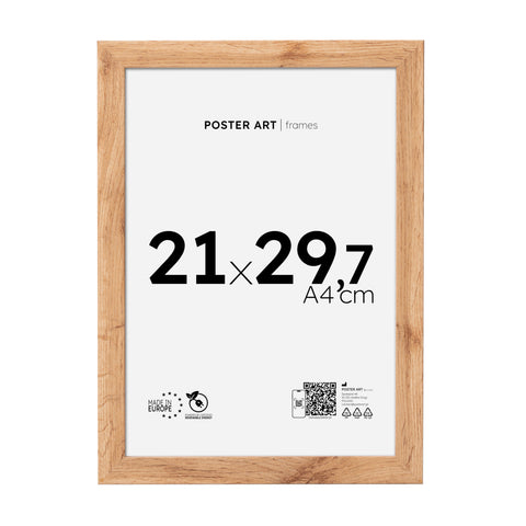 Picture frame oak Wotan 21x29.7 (A4) cm