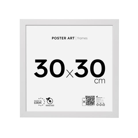 White picture frame 30x30 cm
