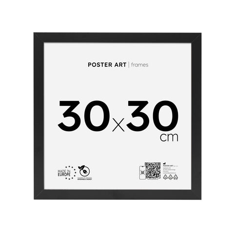 Cadre photo noir 30x30 cm