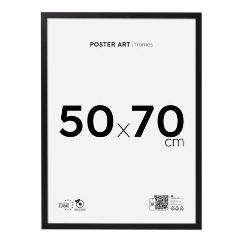 Black picture frame 50x70 cm