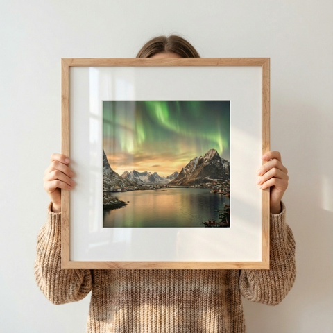Passe-partout 50x50 cm - białe