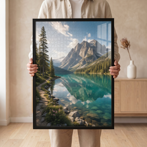 Ramka na zdjęcia czarna 50x70 cm