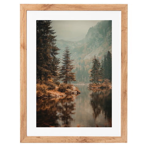 Die Ruhe des Bergsees