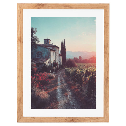 Chemin vers le vignoble