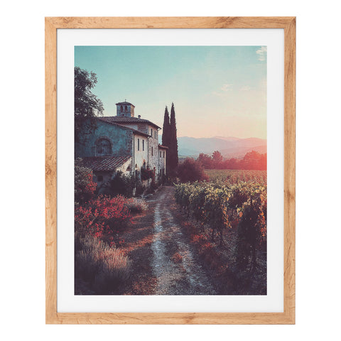 Chemin vers le vignoble